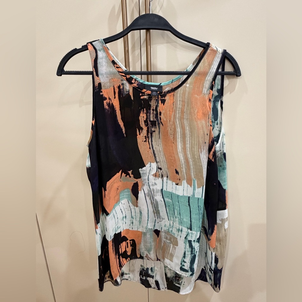 Mossimo Supply Co. Abstract Multicolor Tank Top